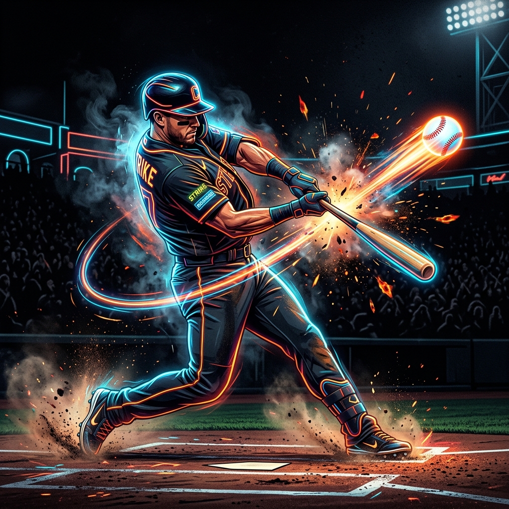 Acción de Béisbol Izquierda